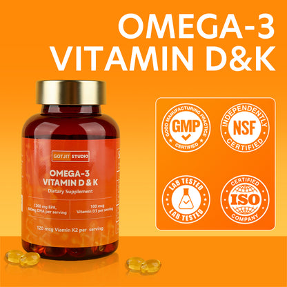 Omega-3 + Vitamin D3 & K2