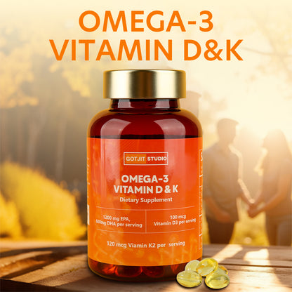 Omega-3 + Vitamin D3 & K2