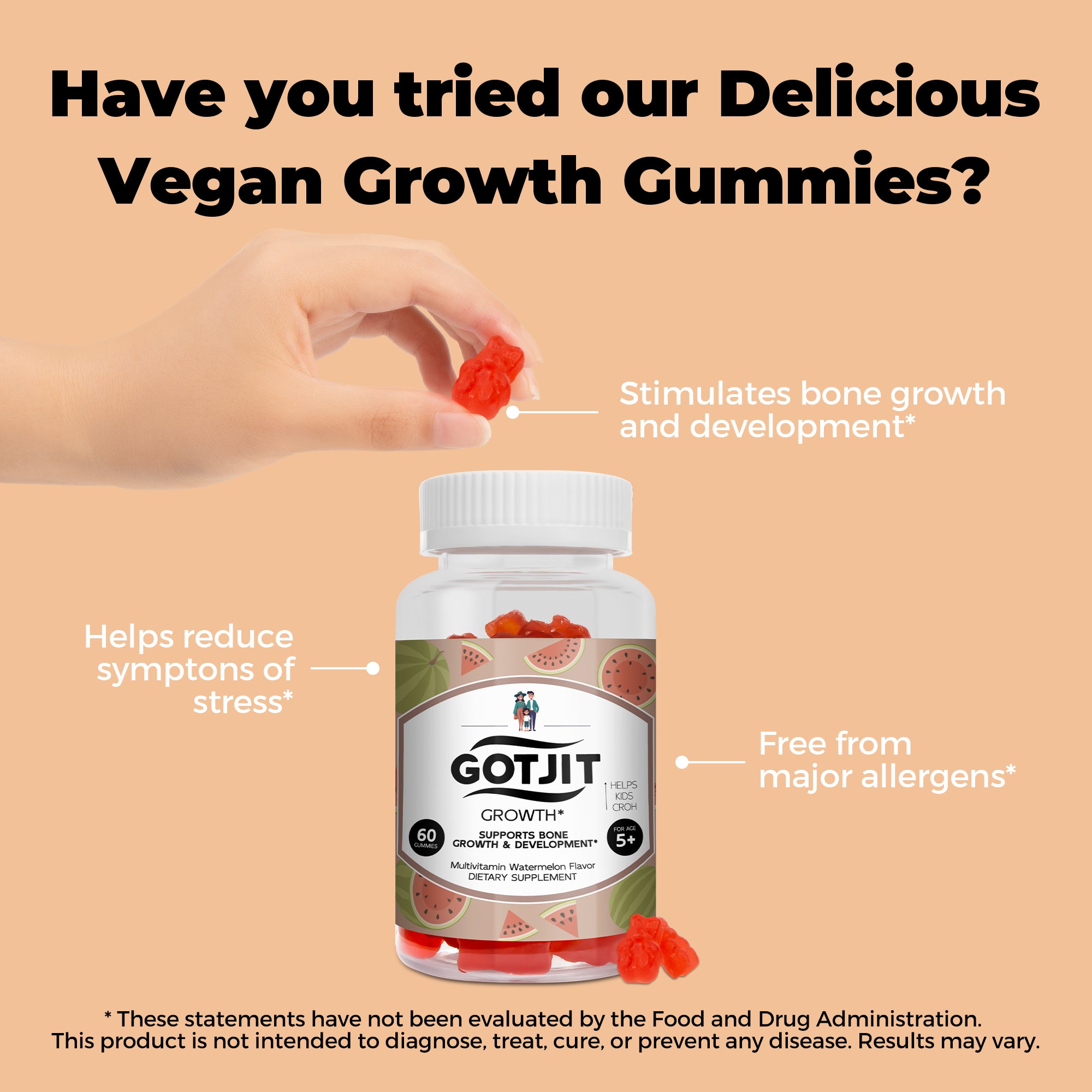 GOTJIT® Growth Gummy/Capsules