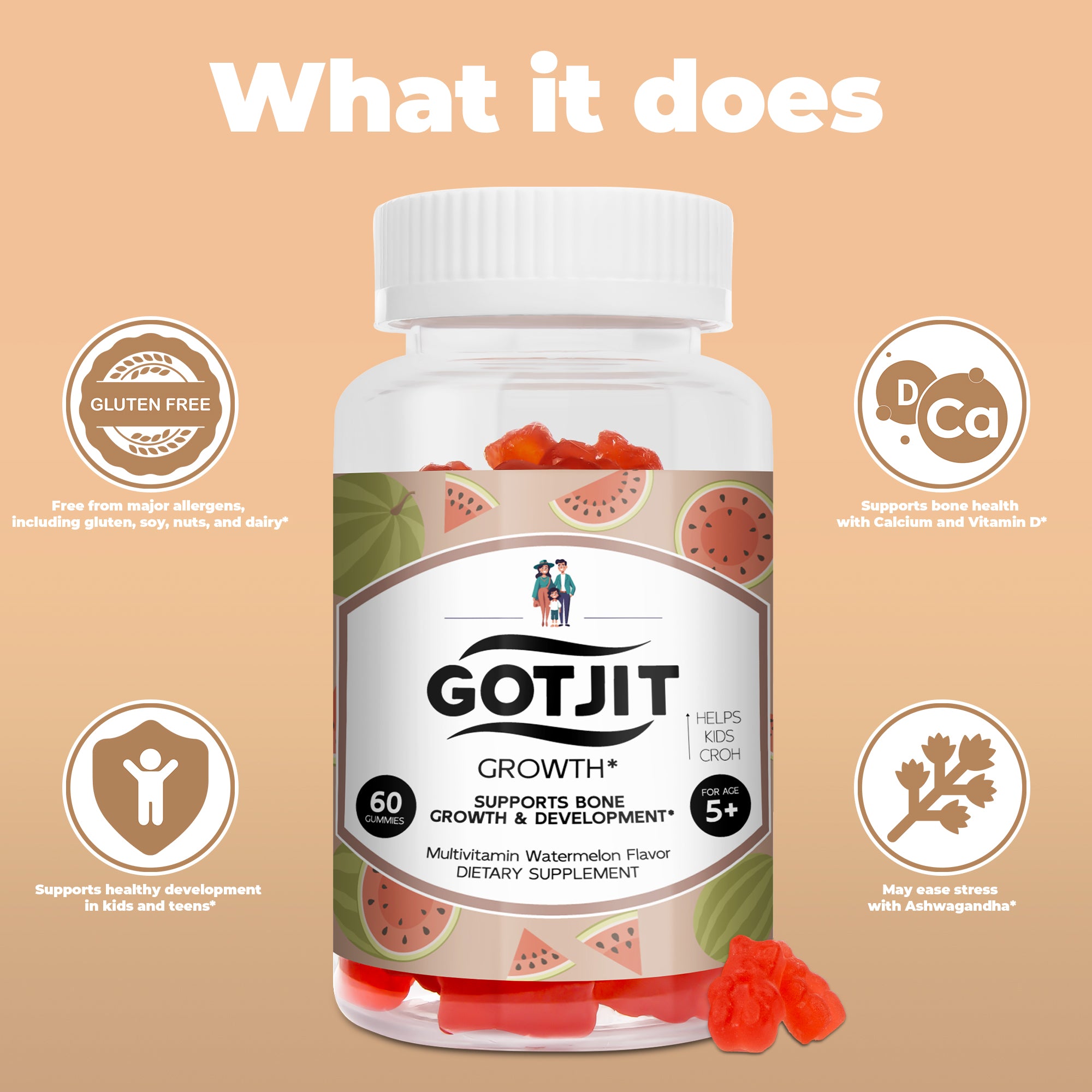 GOTJIT® Growth Gummy/Capsules